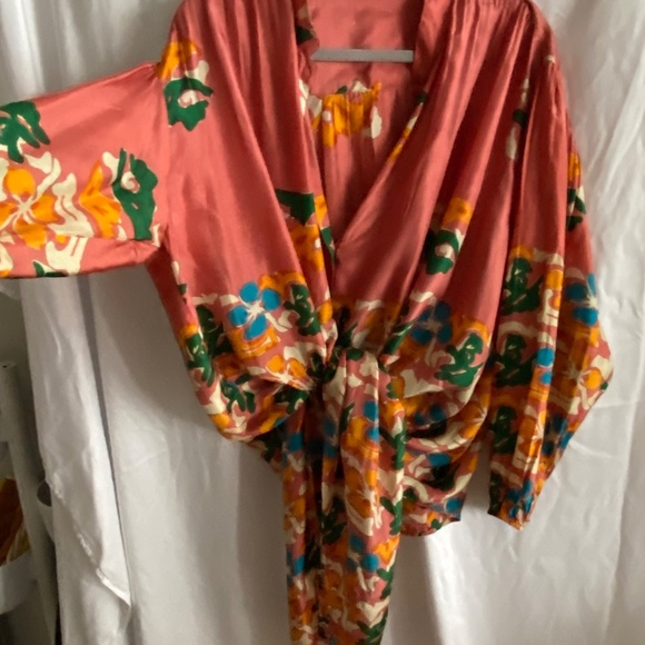 Mes Demoiselles silk blouse, Large - Picture 4 of 6